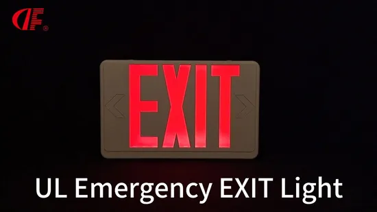 Double Sided LED Emergency Exit Sign (Side & Ceiling Mount) , 3W, AC120