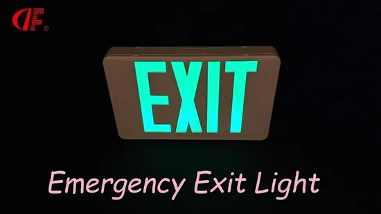 High Quality Arabic Exit Emergency Signs UL Exit Sign English Arabic 