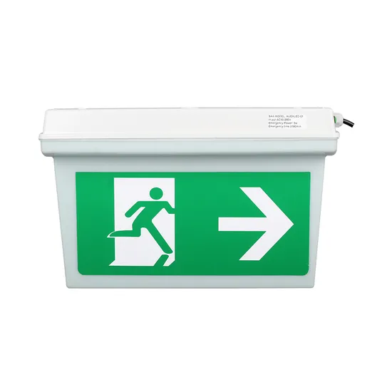 Escape Route Sign Weatherproof Double Sided LED Emergency Exit Sign 