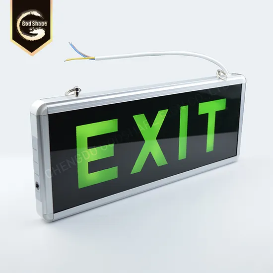 Emergency LED Light Exit Sign for Public Place 