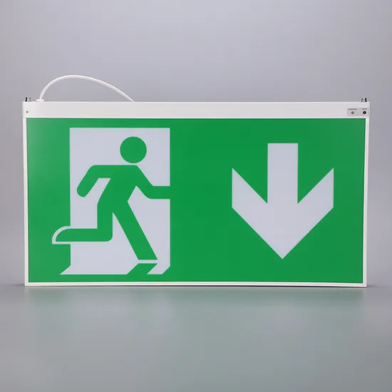 Ceiling Suspended Single Sided Emergency Light Exit Sign with Visable Distance 60m 