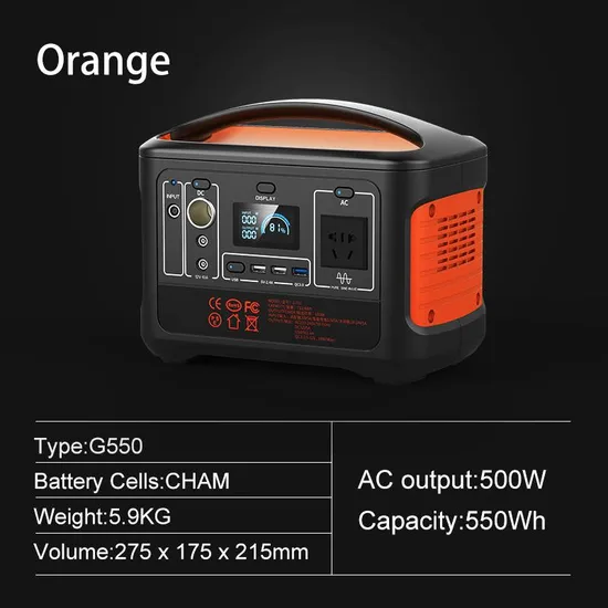 500W Solar Portable Power Station Lithium Battery AC Inverter for Outdoor Emergency Use 