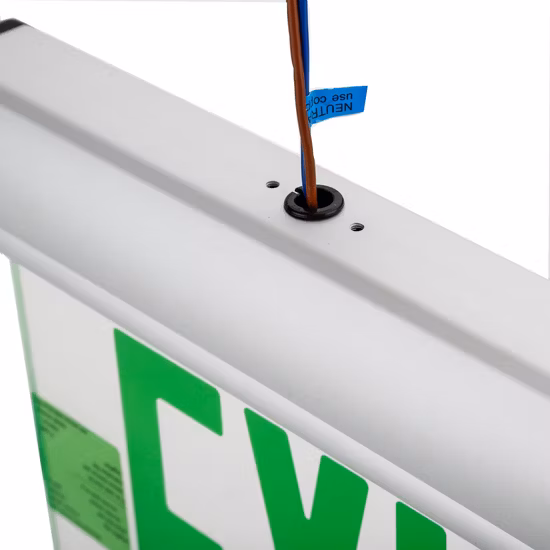 Wall Mounted ceiling LED Emergency Light Acrylic Exit Sign