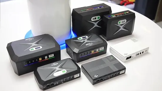 12V 2A Portable DC Mini UPS for Router or CCTV Backup Power Supply DC1018p 2200mAh*4 