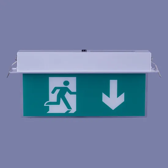 3W IP30 Acrylic Board Light Rechargeable LED Emergency Exit Sign Light for Door Supermarket 