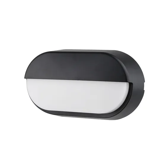 IP65 Oval LED Bulkhead Lamp Wall Light Half