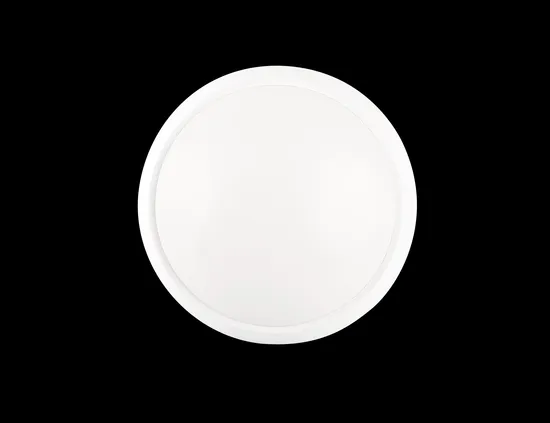 12W IP65 White Shell Round LED Bulkhead Light 